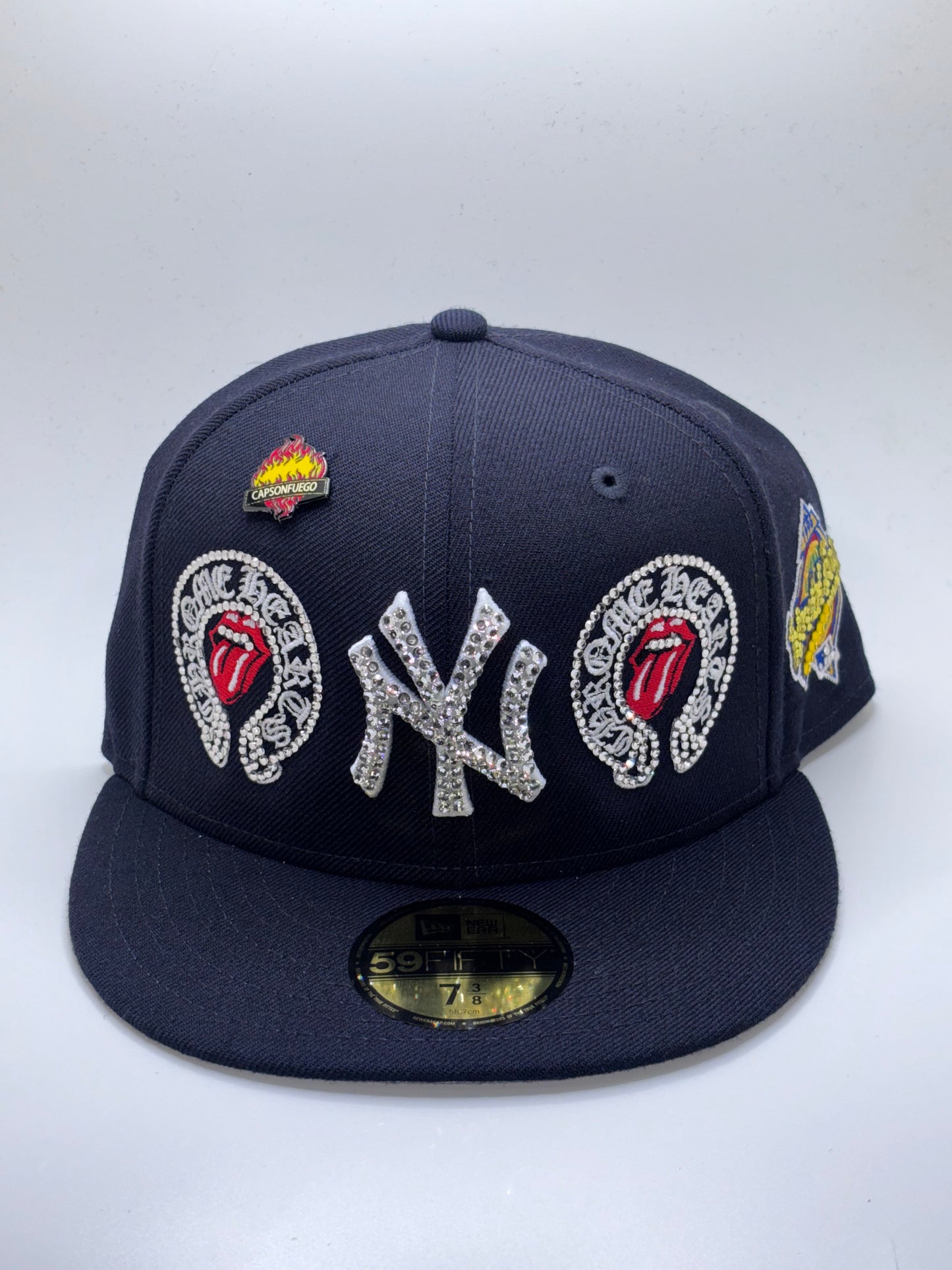 * Chrome Hearts x Yankees Crystallized Fitted