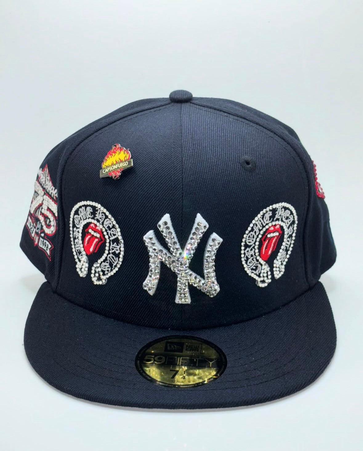 * Chrome Hearts x Yankees Crystallized Fitted