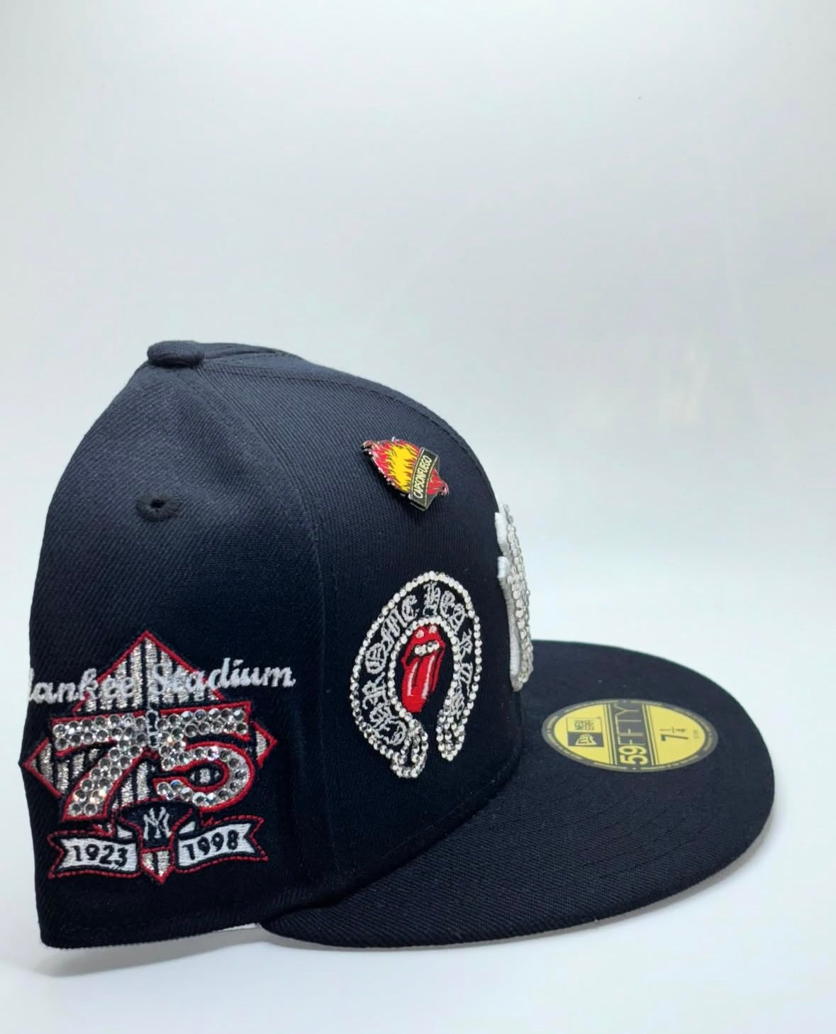 * Chrome Hearts x Yankees Crystallized Fitted